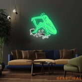 Alien On A Skateboard